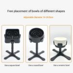 Adjustable Elevated Dog Food Bowls Stand Anti Slip Stability Pet Bowl Holder For Medium And Large Pets Pet Water Food Bowl - Image 6