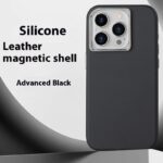 Silicone All-inclusive Leather Phone Case Magnetic Suction - Image 6