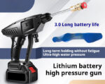 Wireless Lithium Battery Car Washing Gun Portable High Voltage - Image 2