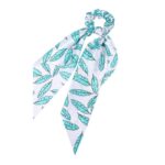 Fashion Long Streamer Printed Fabric Tie Hair Accessory For Ponytail Tie-up Hair Top Cuft - Image 9