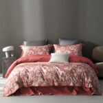 American Retro Style Long-staple Cotton Yarn-dyed Four-piece Jacquard Beddings - Image 8