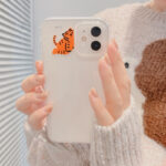 Cute Simple Tiger Transparent All-inclusive Phone Case - Image 5