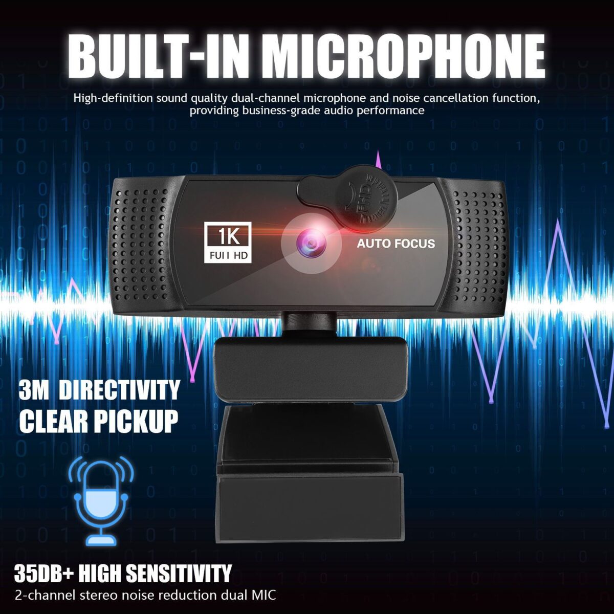 4k Private Model Beauty Auto Focus 1080p Computer Camera - Image 1