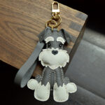 Schnauzer Hand Sewn Car Key Pendant - Image 4