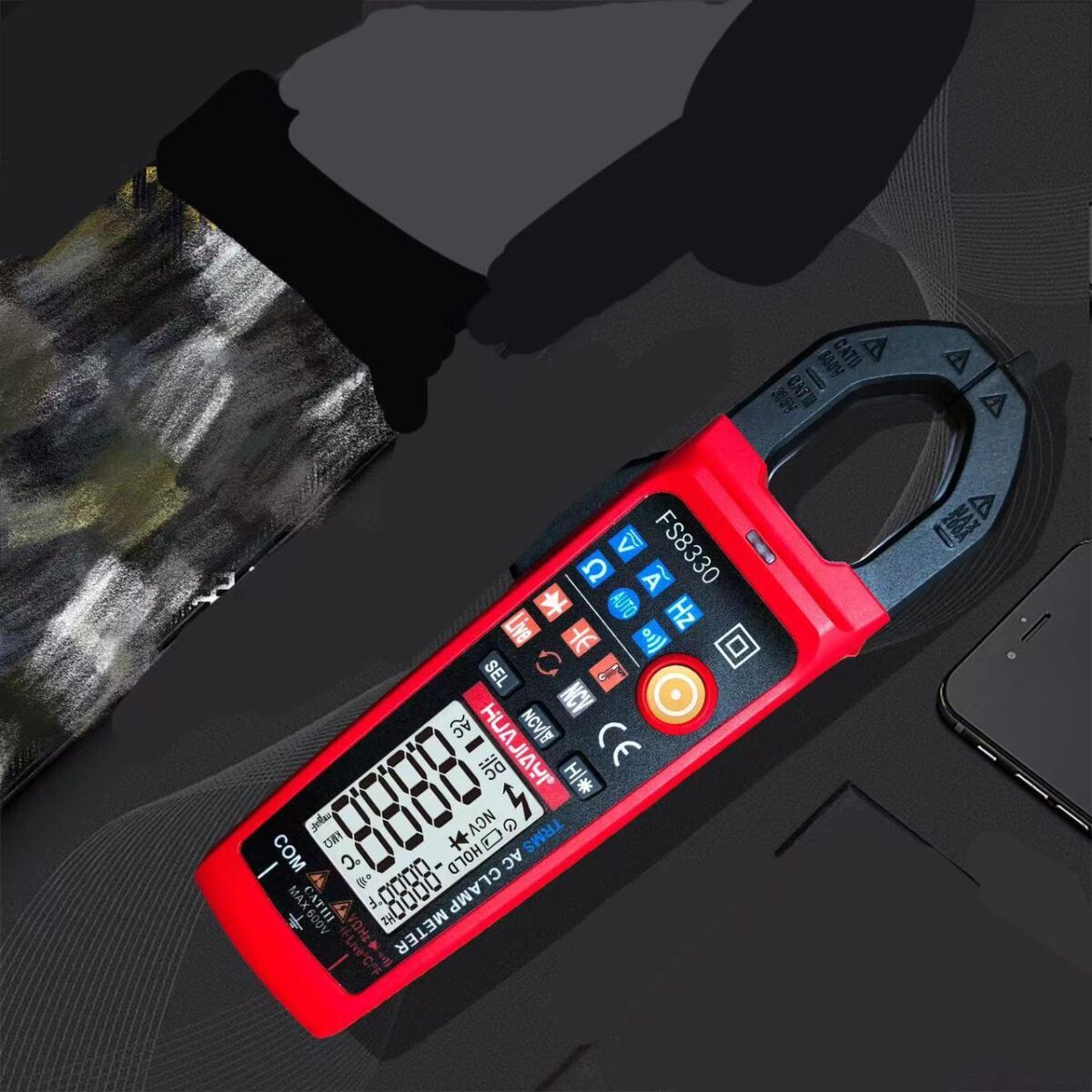 Electrical Meter Automatic Intelligent Anti-burning Ammeter Multimeter  Multi-power Energy Table - Image 1