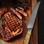 Damascus Steak Knife Stainless Steel Western Food Knife - Image 7