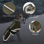 Pet Autumn And Winter Clothes Thick Warm Waterproof Cold-proof Cotton Coat Pet Clothing Dog Clothes - Image 4