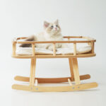 Cat Nest Wooden Pet Hammock Swinging Simple Large - Image 4