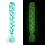 Luminous Fluorescent Chemical Fiber Wig Big Braid - Image 2