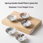Ceramic Plate Cutlery Dim Sum Plate Dish Dish - Image 5