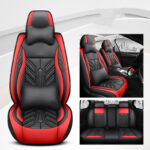 All-inclusive Wear-resistant Full-leather Contrast Stitching Car Seat Cushion - Image 4