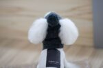 Tide pet clothes dog hat bib suit Teddy Bomei wool scarf autumn winter hat pet scarf - Image 2