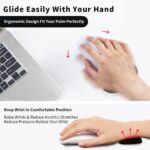 Ergonomic Mouse Wrist Rest Mouse Pads Silicon Gel Non-Slip Streamline Wrist Rest Support Mat Computer Mouse Pad For Office Gaming PC Accessories - Image 5