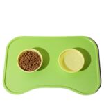 Dog Food Mat For Floors Waterproof,Thicker Cat Food Mat Non-Slip,Dog Bowl Mats For Food And Water,Pet Feeding Mat Silicone,Raised Edges To Prevent Tray For Dog Bowls - Image 5