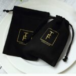 Flannel Jewelry Packaging Drawstring Drawstring Pocket Mobile Power Earphone Storage Bag - Image 6