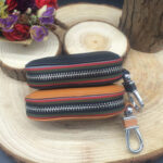 Car key bag universal leather zipper key pack - Image 4
