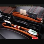 Car Organizer Box Caddy Catcher PU Leather Seat Gap Storage Bag - Image 2