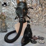 Latex Gas Mask Choking Set Breathing Bag - Image 5