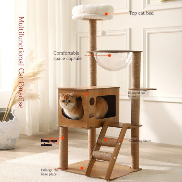 Multi-layer Cat Climbing Cat Nest Integrated Auxiliary Jumping Platform Does Not Occupy Space