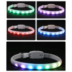 LED Pet Dog Cat Collar Pendant Glowing Night Safety Multiple Colours Collar Safety Flashing Outdoor Loss Prevention Pet Supplies - Image 5