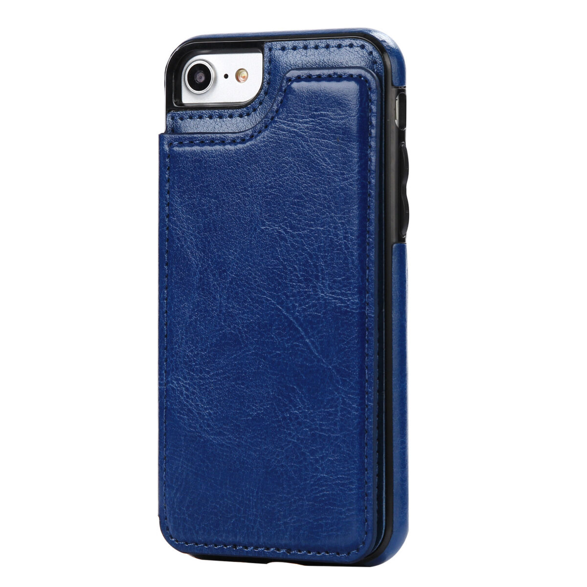 Crazy Horse Pattern Sticker Leather Mobile Phone Case - Image 3