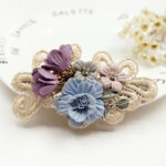 Handmade Bow Hair Accessories Barrettes Hair Ring Pearl Elegant Girl Headdress Flower - Image 2
