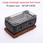 Japanese Mini Grill Household Smokeless Grill Indoor Charcoal Grill Wild Barbecue Tool Full Set - Image 3