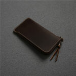 Wallet Top Layer Leather Belt Zipper Wallet - Image 4