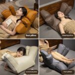 Cat's Paw Cloth Pillow Removable And Washable Waist Support Cushion - Image 4