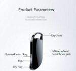 Keychain Digital Voice Recorder Voice Activated Recording - Image 4