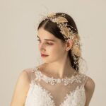 Headdress  Heavy Industry Crystal Leaf Headband - Image 4