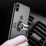 Car Special Bracket Mobile Phone Buckle Finger Buckle Creative Personality Multi-function Buckle Air Outlet Card Rack Metal Shell - Image 5