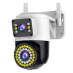 Night Vision Wireless Wifi Binocular Dual-screen Surveillance Camera - Image 2