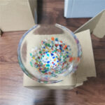 Japanese Tsugaru Stained Glass Wine Glasses - Image 4