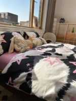 Five Pointed Star Minimalist Four Piece Bed Set Made Of Pure Cotton - Image 3