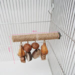 Parrot Supplies Stand Rod Hemp Rope Braided Bird Toy - Image 3