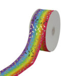 75mm Bronzing Rib Ribbon Hair Accessories Diy Material Packaging Baking Dessert Gift Box Packing Ribbon - Image 6