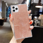 Compatible With  , Square Glitter Transparent TPU Soft Shell - Image 4
