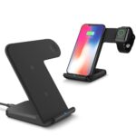 Compatible With    Mobile Phone Watch Wireless Charging Stand Support Fast Charge Two In One Wireless Charge Android Universal - Image 2