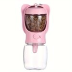 2 In 1 Dog Water Bottle, Leak Proof Portable Pet Water Bottle With Food Container, Outdoor Portable Water Dispenser For Dog, Puppy Supply For Walking, Hiking, Camping, Travel - Image 9