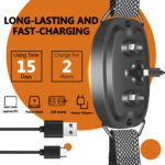 Bark Stopper Dog Barking Prevention Pet Supplies Black And White Orange - Image 2