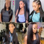 Straight Human Hair Headpiece Wig - Image 3