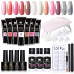 Popular 15ml Crystal Extended Glue Free Paper Cups Quick-drying Long-lasting Extended Glue Set Manicure Extended Glue - Image 3