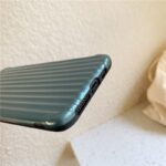 Compatible with Apple , Solid dark green suitcase soft shell - Image 3