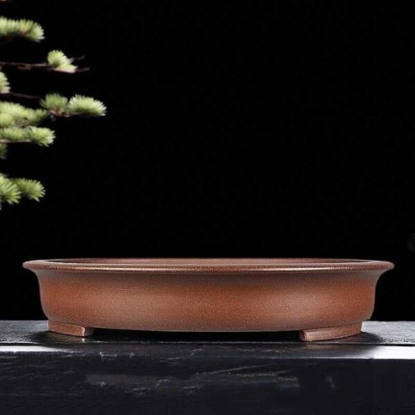 Vintage Rectangular Desktop Flower Purple Sand Flowerpot