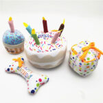 Cute Dog Birthday Cake Plush Toy - Image 7