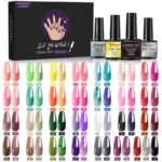 60 Colors Nail Art Functional Adhesive Set Removable - Image 5