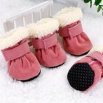 Waterproof Winter Dog Boots Socks Pet Dog Shoes Anti-slip Puppy Cat Rain Snow Booties Footwear For Small Dogs - Image 2