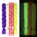 Luminous Fluorescent Chemical Fiber Wig Big Braid - Image 10
