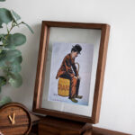 Solid wood simple photo frame - Image 4
